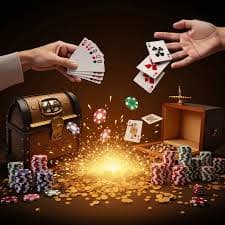 Capsa Banting live table on tiger289 showing card hands and payout multipliers